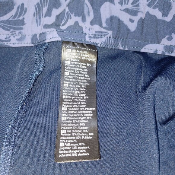 Kari Traa Ane Skort Womens XL Blue Moon Floral Athleisure Hiking Running Outdoor - Picture 5 of 8